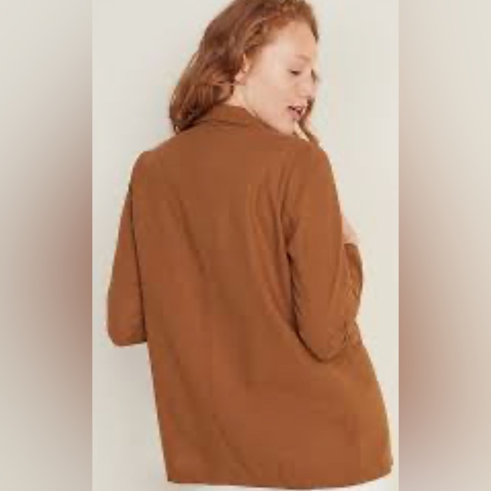 Old Navy Linen oversized Boyfriend Blazer